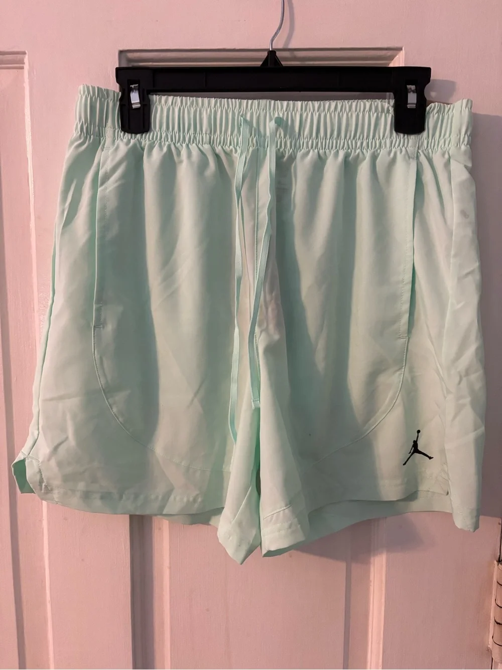 Jordan Jumpman Dri-FIT Men's Green Woven Athletic Shorts M Drawstring Pockets
